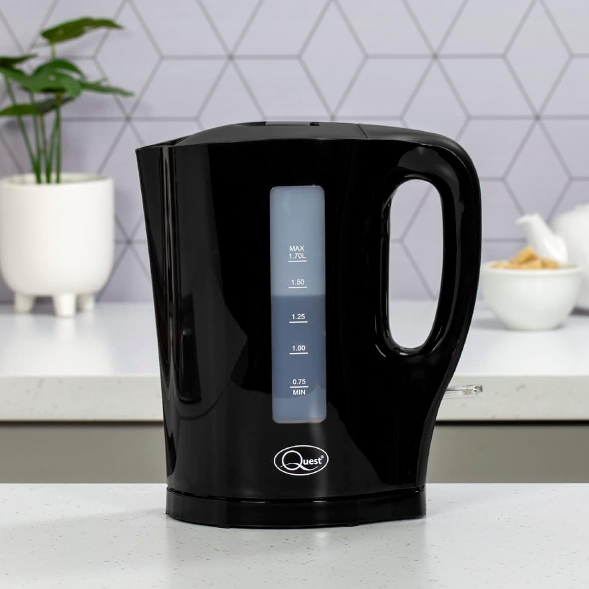 Quest 1.7L Jug Kettle - Black -35109