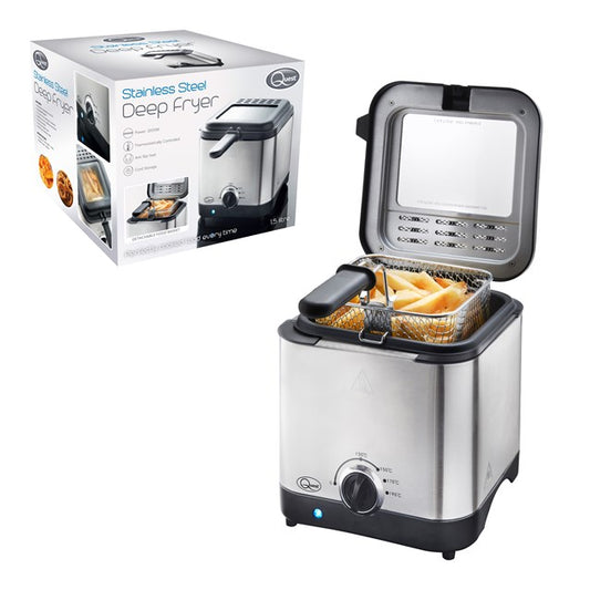 1.5L Brushed Stainless Steel Deep Fryer 34250