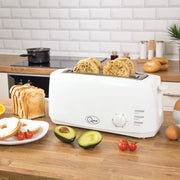 4 Slice Cool Touch Toaster - White