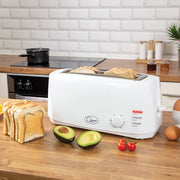 4 Slice Cool Touch Toaster - White