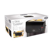 4 Slice Cool Touch Toaster - Black