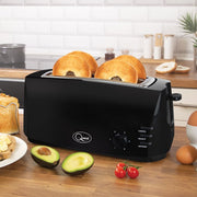 4 Slice Cool Touch Toaster - Black