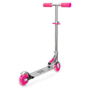 Xootz Folding Scooter with LED Wheels – Pink (TY5718)