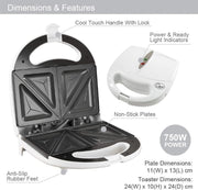 Quest Sandwich Maker White-35139