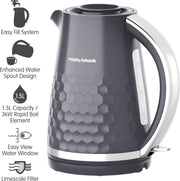 Morphy Richard 1.5L Hive Kettle grey - 108273