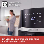 BLACK+DECKER 4.3L Digital Air Fryer – Black (BXAF17092GB)