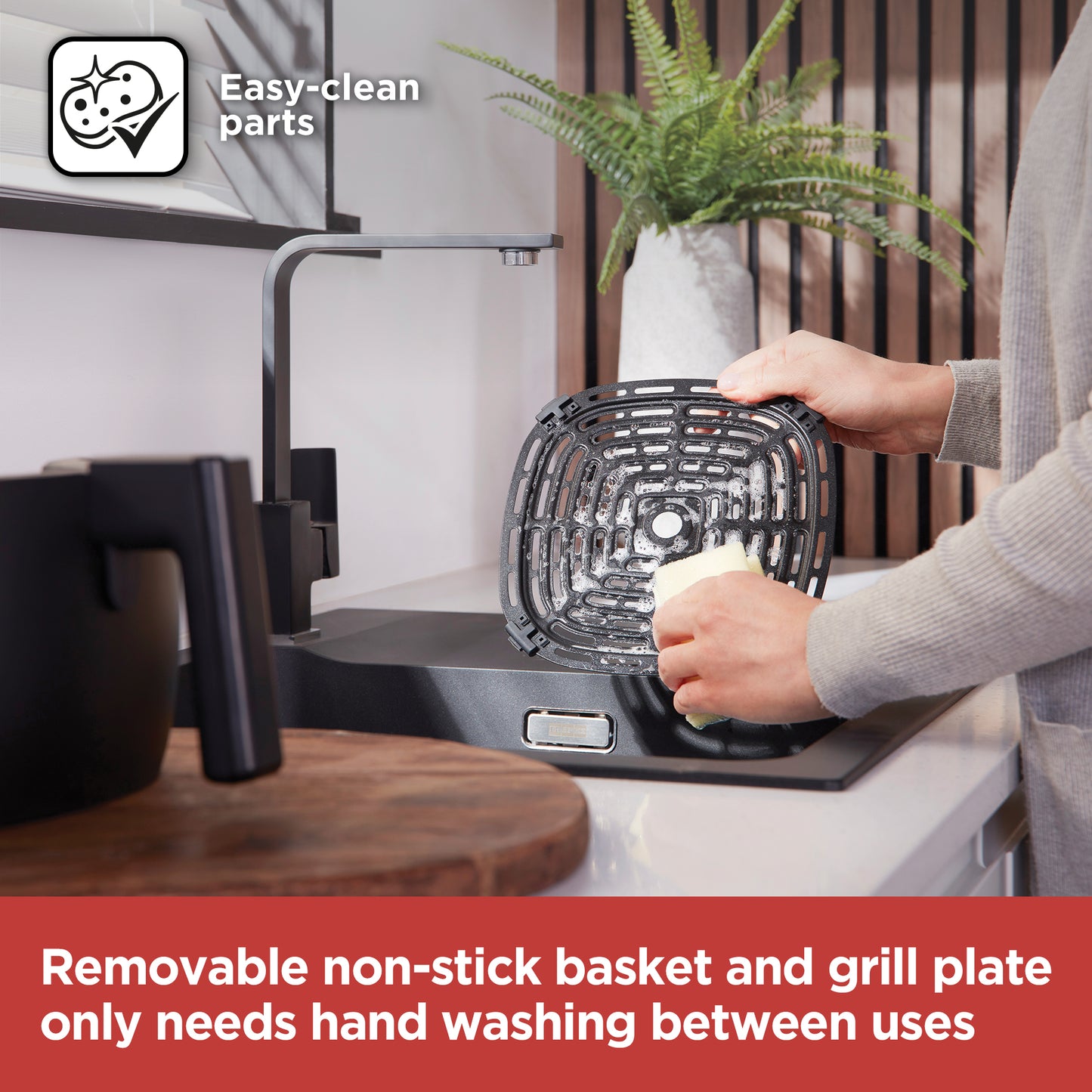 BLACK+DECKER 4.3L Digital Air Fryer – Black (BXAF17092GB)