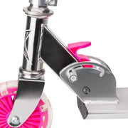 Xootz Folding Scooter with LED Wheels – Pink (TY5718)