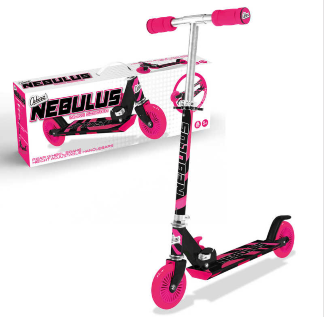 Ozbozz Nebulus Scooter Black - PINK - SV15400