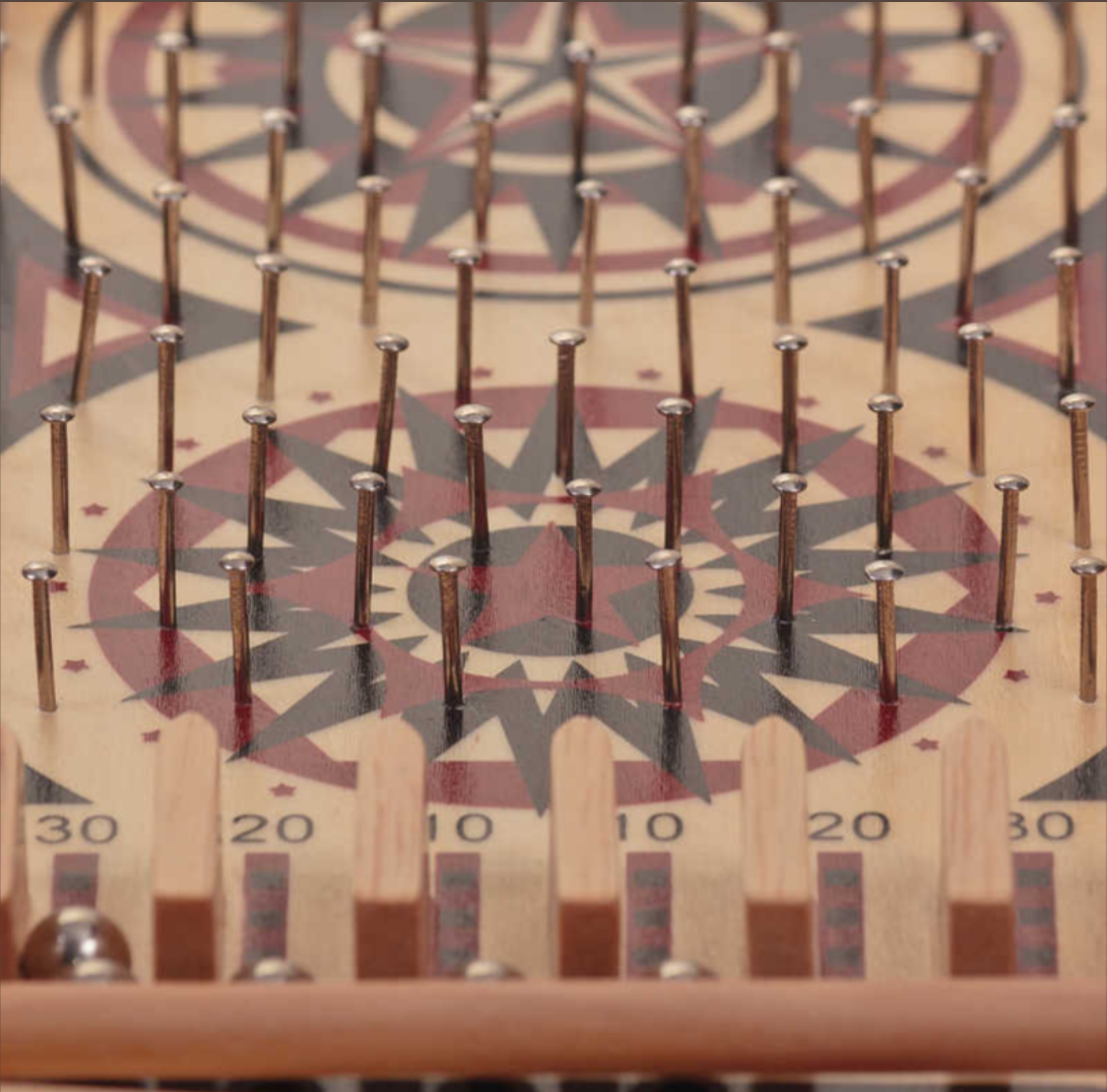 Tobar Wooden Deluxe Pinball Game- 13092
