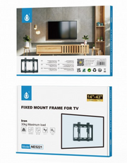 NE5221 Fixed Iron Wall Mount Frame for TV 14''-43'', MAX 30kg