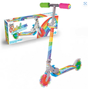 Ozbozz Rainbow Scooter With Flashing Wheels - SV20891