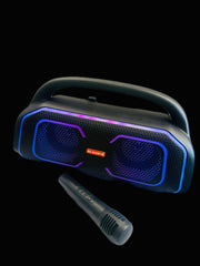 Portable karaoke speaker with microphone MS-3641BT-W