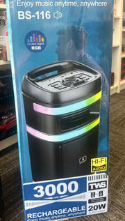 Extra Bass  Speaker BS-116 with led lights