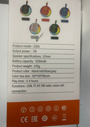 Wireless Karaoke Mic Speaker with Lights