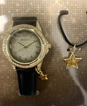 Glitter Gift Set for Girls Watch necklace and purse