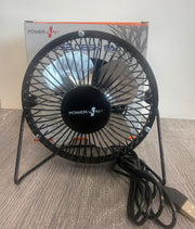 USB Desk Fan 4" Black