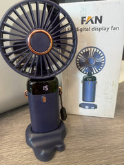 Foldable Fan with LED digital display
