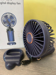 Foldable Fan with LED digital display