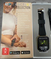REFLEX ACTIVE SERIES 23 FITNESS CALL GOLD PLATED SMART WATCH