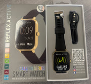 REFLEX ACTIVE SERIES 23 FITNESS CALL GOLD PLATED SMART WATCH