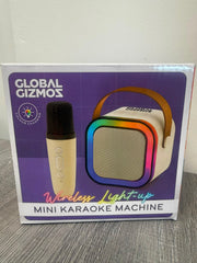Wireless Karaoke Machine w/Lights Mic 54959