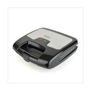 2 Slice Sandwich & Omelette Maker - Black Steel