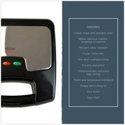 2 Slice Sandwich & Omelette Maker - Black Steel