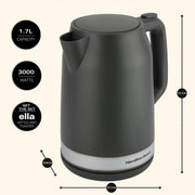 Hamilton Beach Ella Kettle 1.7L Charcoal