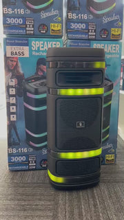 Extra Bass  Speaker BS-116 with led lights