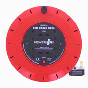 4 socket cable reel 15M